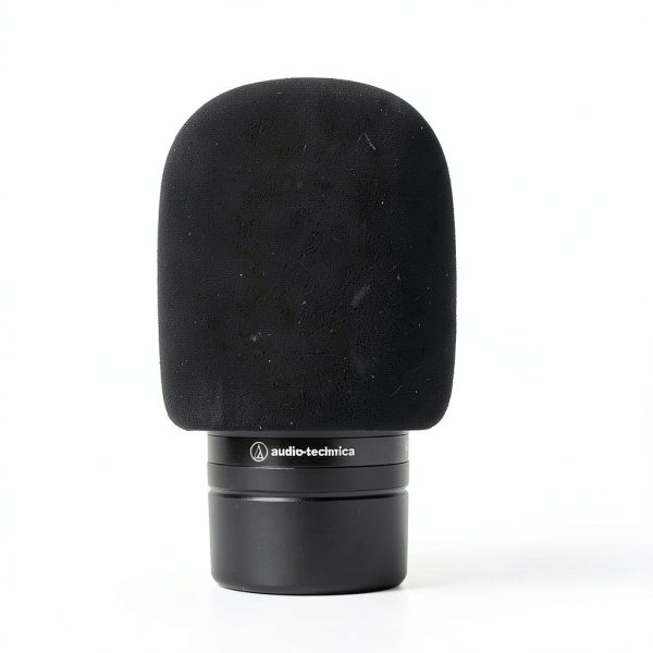 AudioTech Foam Pop Filter - Black Foam Mic Shield for AT Series-4