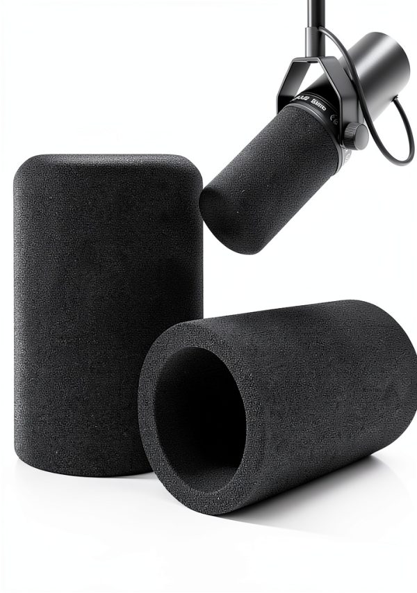 ChromLives Windscreen for Shure SM7B Foam Mic Cover 2 Pack-0