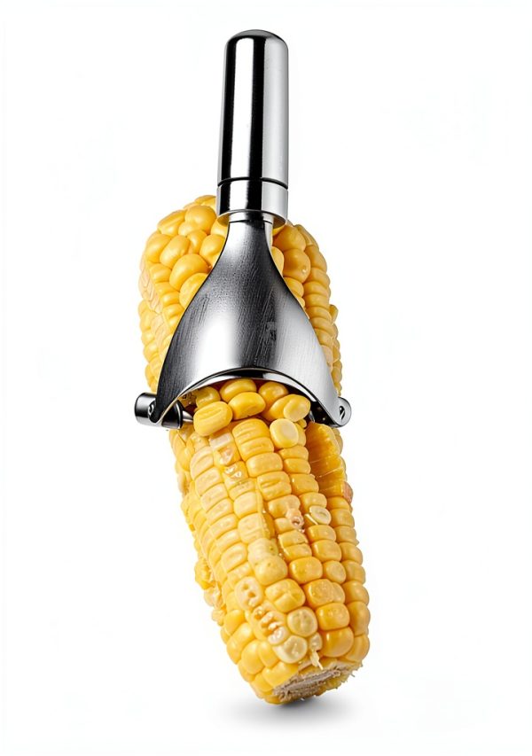 Stainless Steel Corn Kernel Remover by ChefMate - Quick Stripper Tool-6