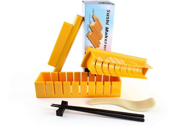 Sushi Maker Bestbuy Sushi Mold Set Round 8.3 inch Chopsticks Rest-1