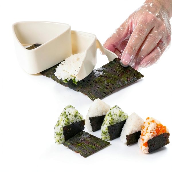 Onigiri Mold 3 Pack TAORISH Rice Ball Press – Non‑Stick Plastic-3
