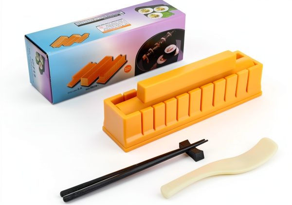 Sushi Maker Bestbuy Sushi Mold Set Round 8.3 inch Chopsticks Rest-2