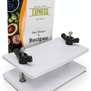 Extra Firm Tofu Press by Healthy Express Curved Plate 2-Post 2-Spring-0