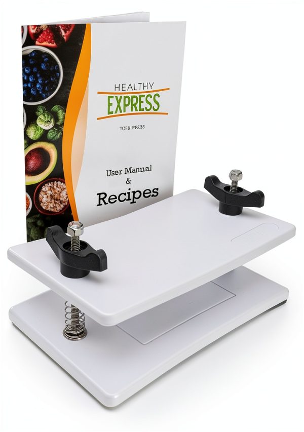 Extra Firm Tofu Press by Healthy Express Curved Plate 2-Post 2-Spring-1