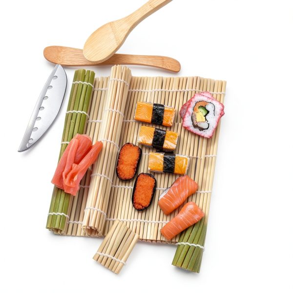 Sushi Making Kit TIMDAM All in One Sushi Maker Set with Bamboo Mats-4