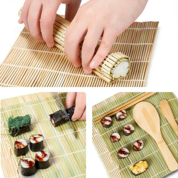 ISSEVE Sushi Bazooka Maker with Bamboo Mats and Chopsticks, DIY Sushi-4