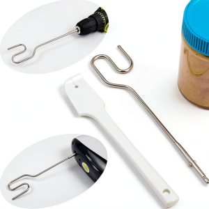 Peanut Butter Stirrer by ActSimpl Stainless Steel with Silicone-0