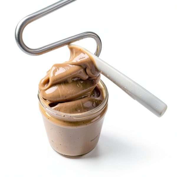 Natural Peatnut Butter Stirrer Kit ActSimpl Steel Handle & Scraper-2