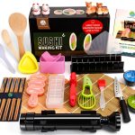 FUNGYAND Sushi Making Kit, 27-in-1 Professional Maker Set with Bazooka Roller, Nigiri & Musubi Presses, Bamboo Mats, Knife, Chopsticks, Ceramic Dishes - Ideal for Beginners-0