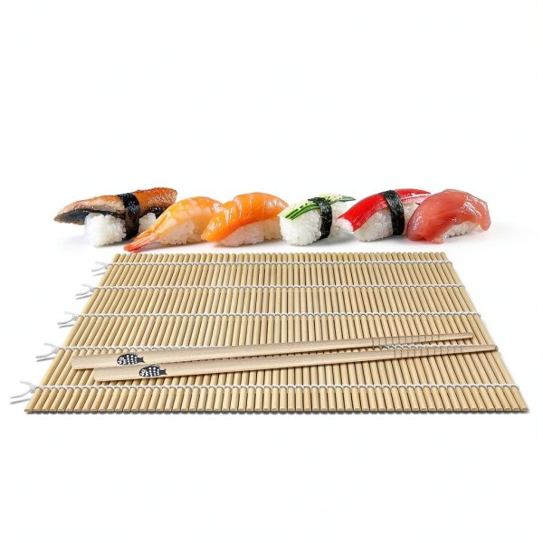 DIY Sushi Making Kit Takedento 23‑Piece Bamboo Set with Bazooka-5