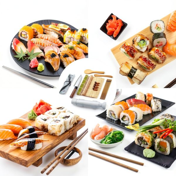Sushi Making Kit TIMDAM All in One Sushi Maker Set with Bamboo Mats-3