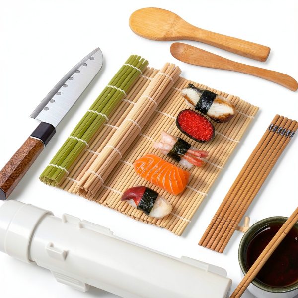 Sushi Making Kit TIMDAM All in One Sushi Maker Set with Bamboo Mats-5
