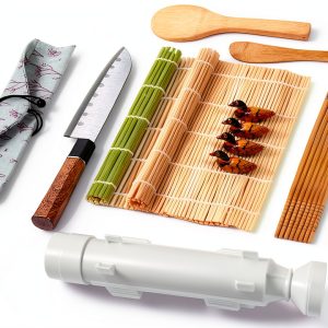 Sushi Making Kit TIMDAM All in One Sushi Maker Set with Bamboo Mats-0