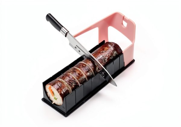 FUNGYAND Sushi Making Kit, 27-in-1 Professional Maker Set with Bazooka Roller, Nigiri & Musubi Presses, Bamboo Mats, Knife, Chopsticks, Ceramic Dishes - Ideal for Beginners-4