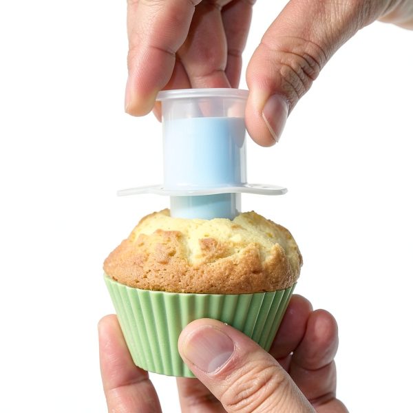 2pcs Cupcake Tools Muffin Cake Pastry Model Plunger Cutter Decorating Plastic Cake Digging Holes Device Filling - Cupcake Hole Punch-7