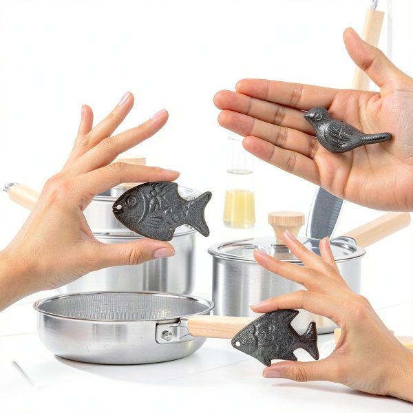 Iron Fish Awaiymi Kitchen Set - Hooks & Dry Cloth Iron-6