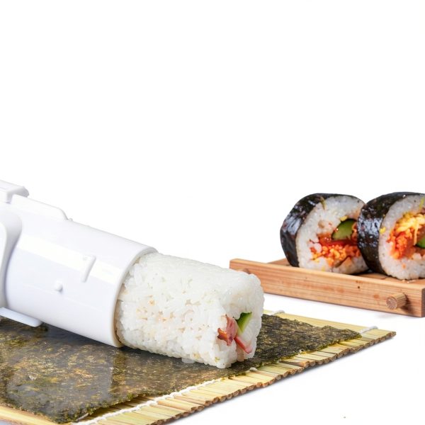 ISSEVE Sushi Bazooka Maker with Bamboo Mats and Chopsticks, DIY Sushi-2