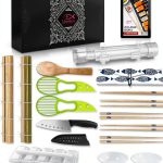 DIY Sushi Making Kit Takedento 23‑Piece Bamboo Set with Bazooka-0